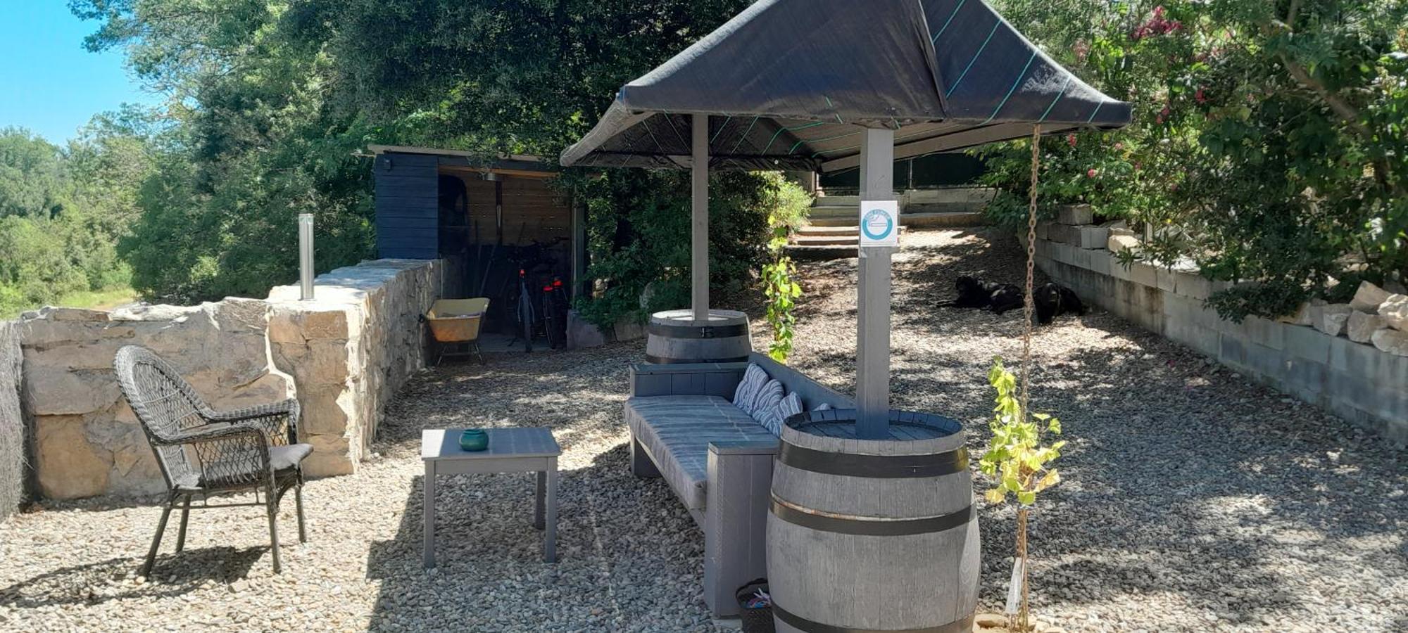 Sur La Bonnefooi Panzió Prades-sur-Vernazobre Kültér fotó