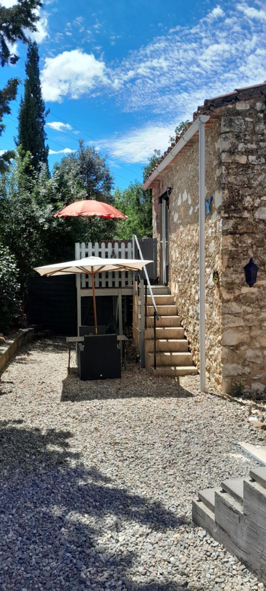 Sur La Bonnefooi Panzió Prades-sur-Vernazobre Kültér fotó
