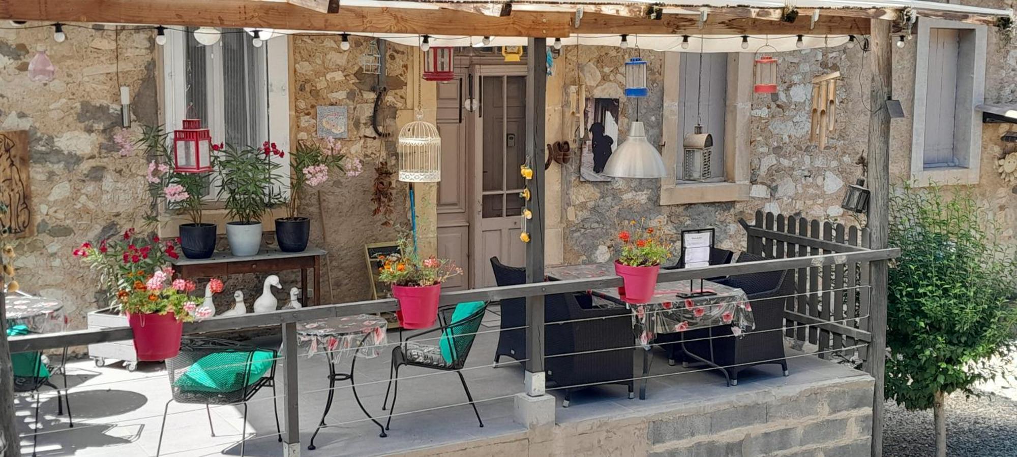 Sur La Bonnefooi Panzió Prades-sur-Vernazobre Kültér fotó
